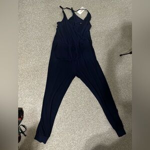 Navy blue jumpsuit. Never worn.
